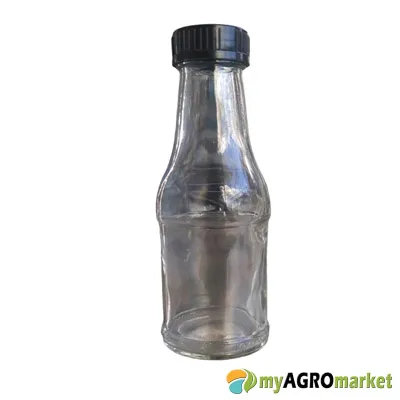 MyAgroMarket γυάλινο μπουκάλι 100ml διάφανο Φ25 χωρίς καπάκι