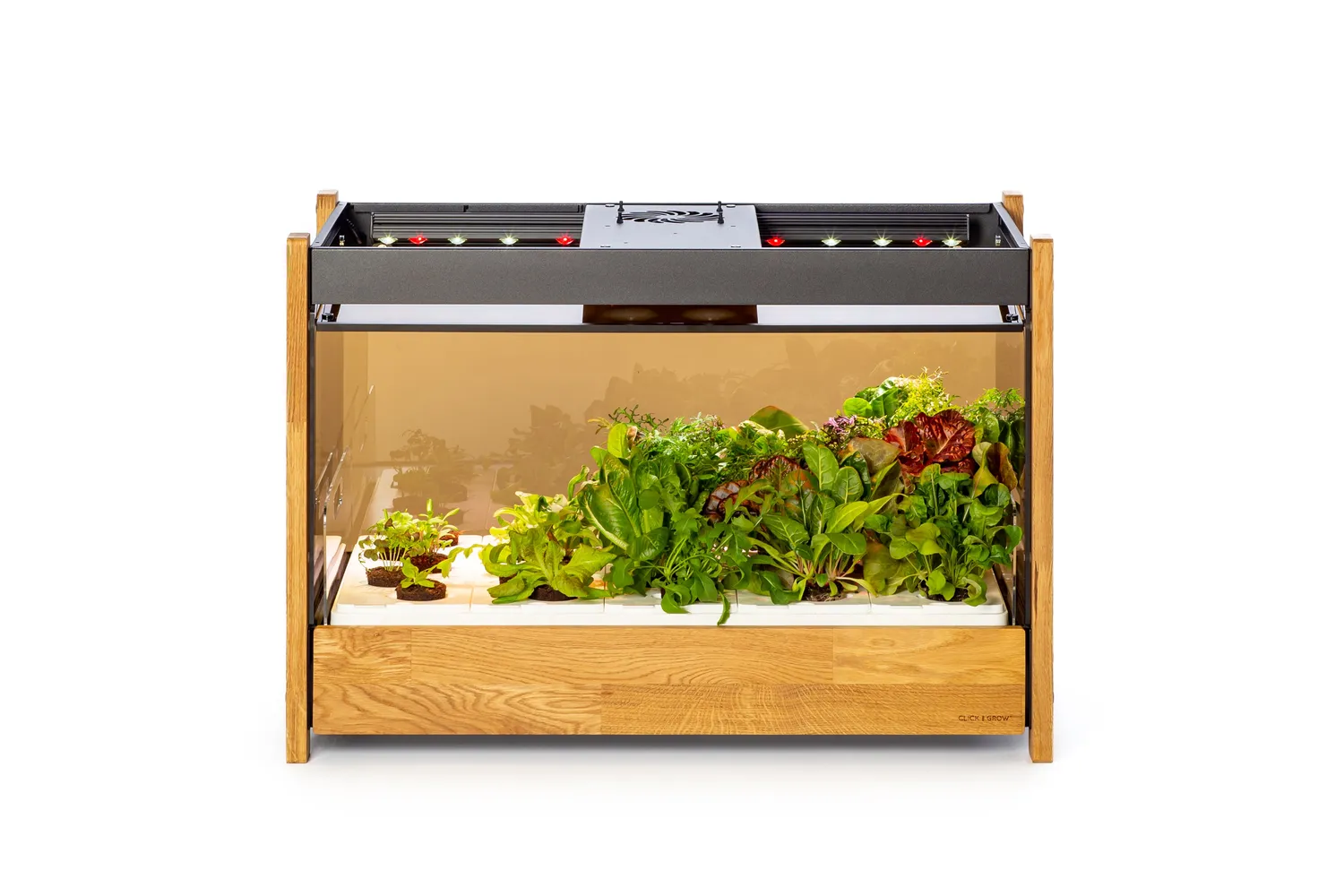 Click and Grow 25 Glass and Fan Kit κιτ πάνελ με βεντιλατέρ