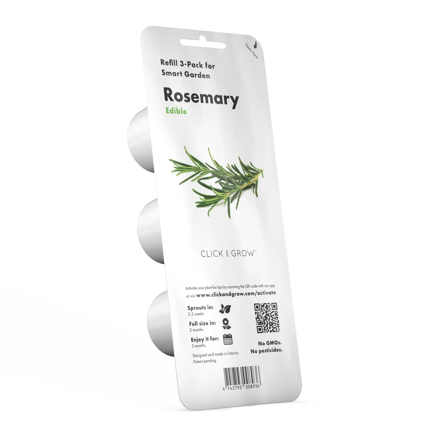 Click and Grow Rosemary κάψουλες φυτών 3-pack αρωματικό