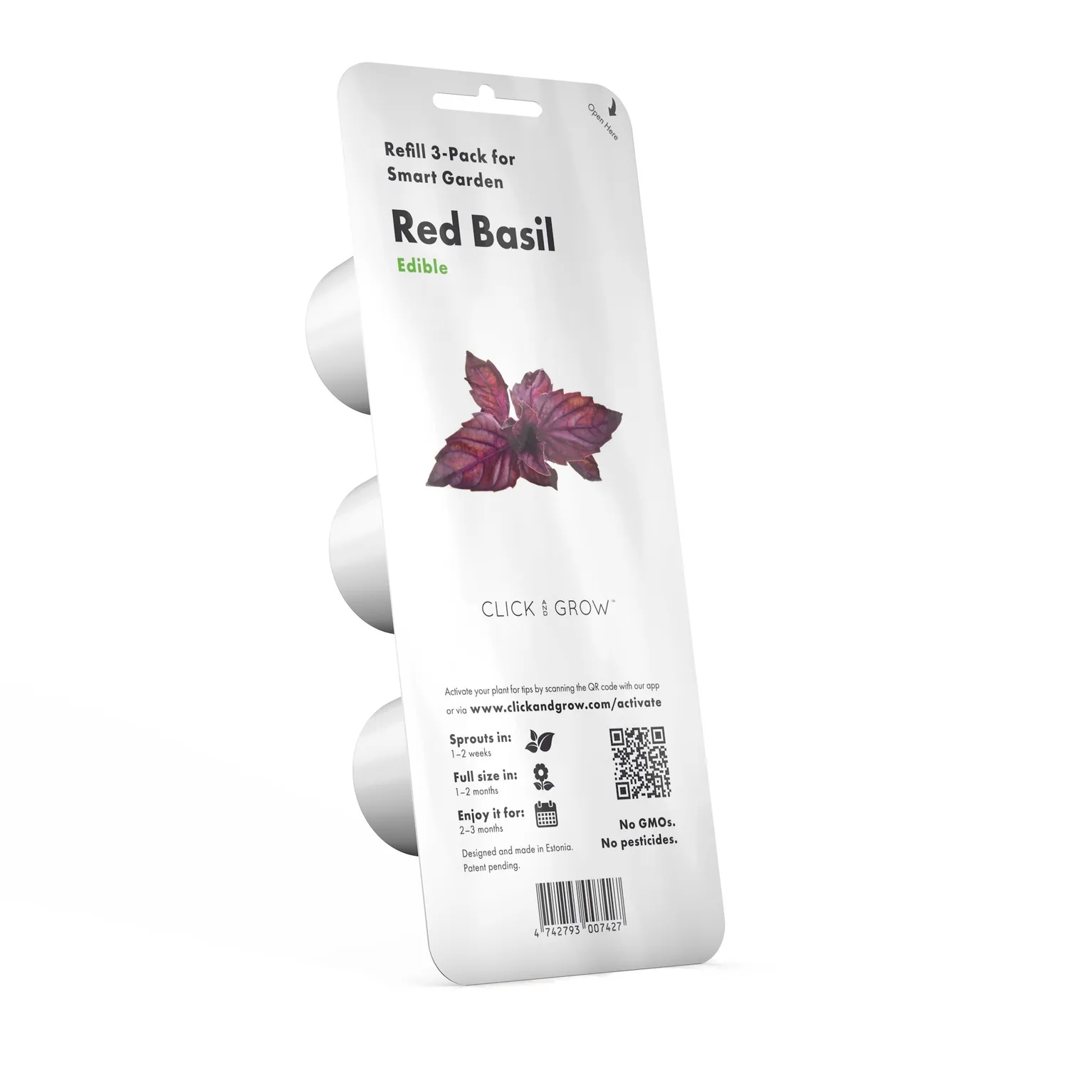 Click and Grow Red Basil κάψουλες βοτάνου 3 τεμάχια