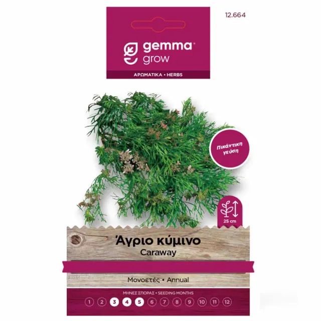 MyAgroMarket Άγριο Κύμινο σπόροι 0,5γρ αρωματικό Carvi