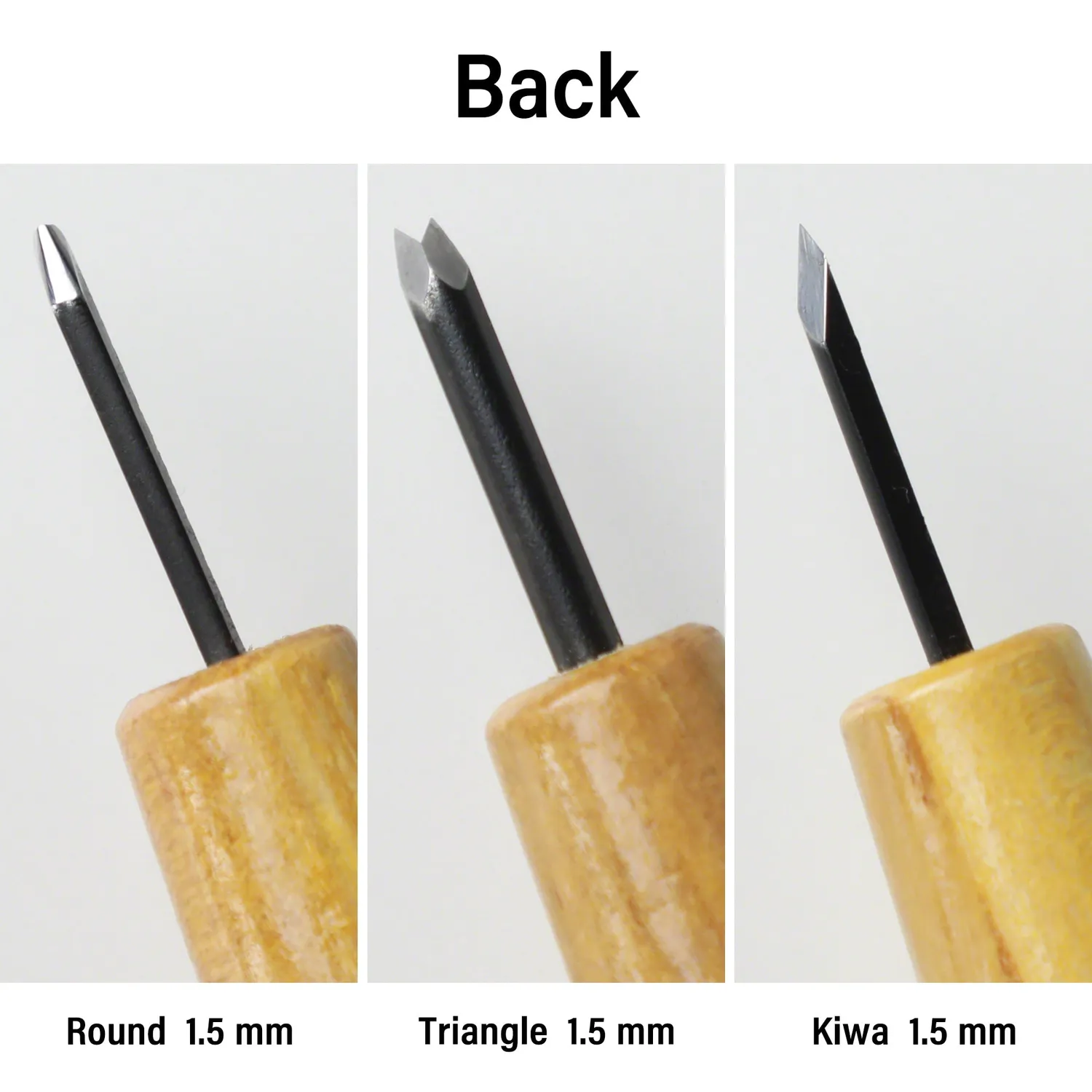 Wazakura Chisel Kit 1.5mm σετ σκαρπέλα ξύλου 3τμχ jin