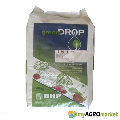 MyAgroMarket Green Drop Total up 15-30-15+TE κρυσταλλικό λίπασμα 25kg