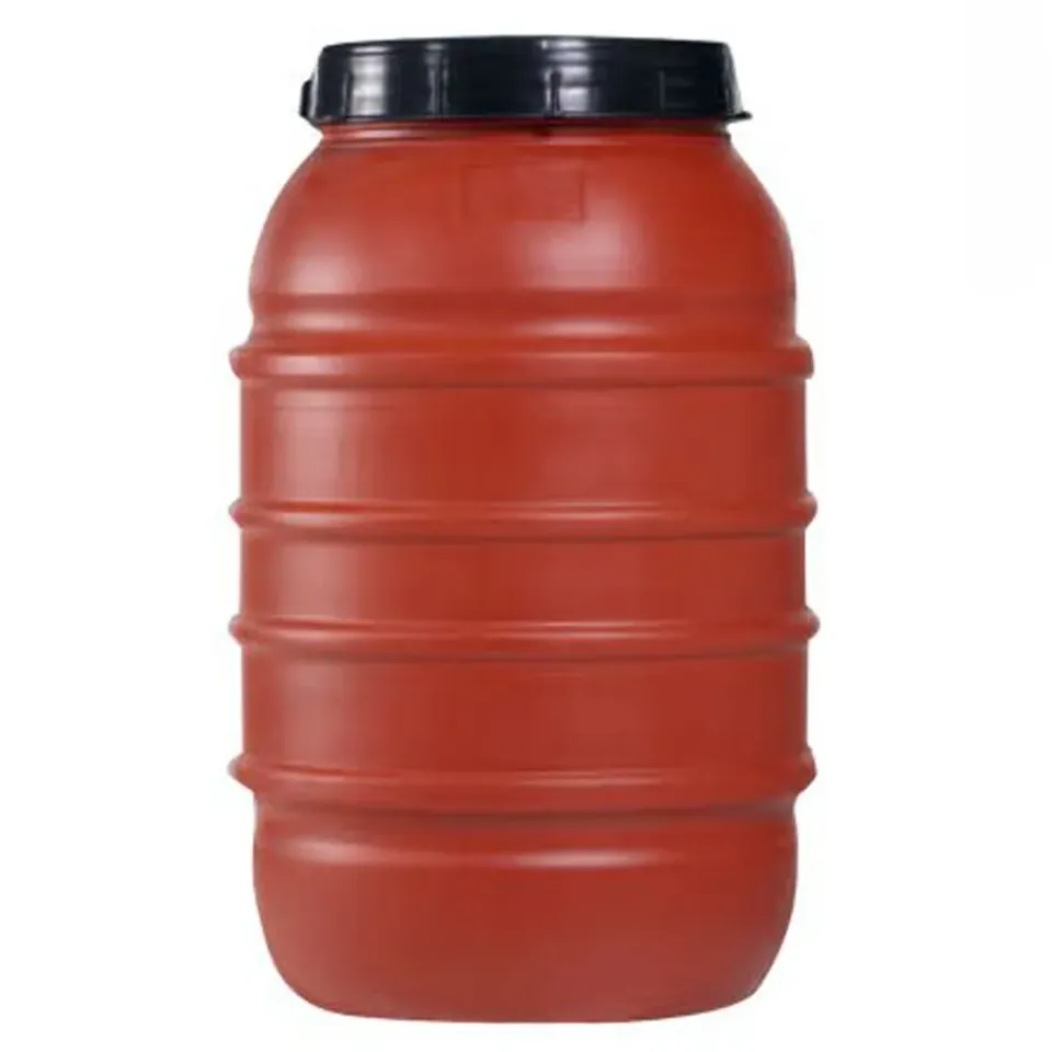 MyAgroMarket Βαρέλι πλαστικό 200lt καφέ για τρόφιμα