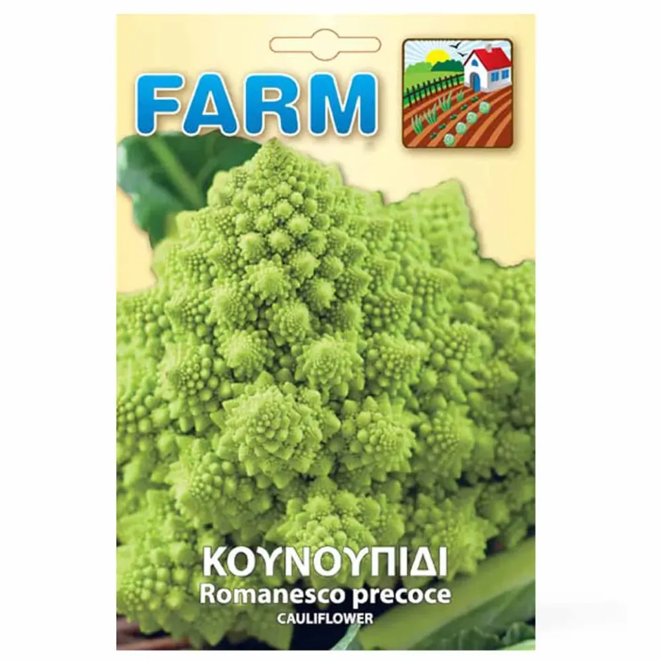 MyAgroMarket Κουνουπίδι Romanesco Σπόροι 1gr πρώιμο