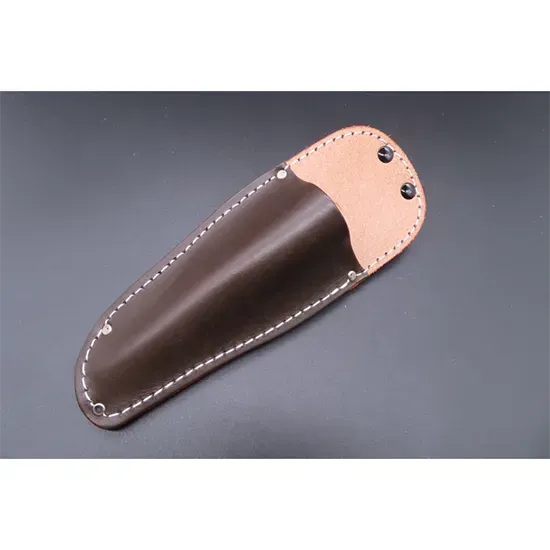 Tanabe Brown leather θήκη ψαλιδιού δερμάτινη