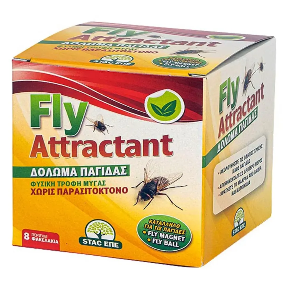MyAgroMarket δόλωμα μυγών 8 τεμάχια μη τοξικό