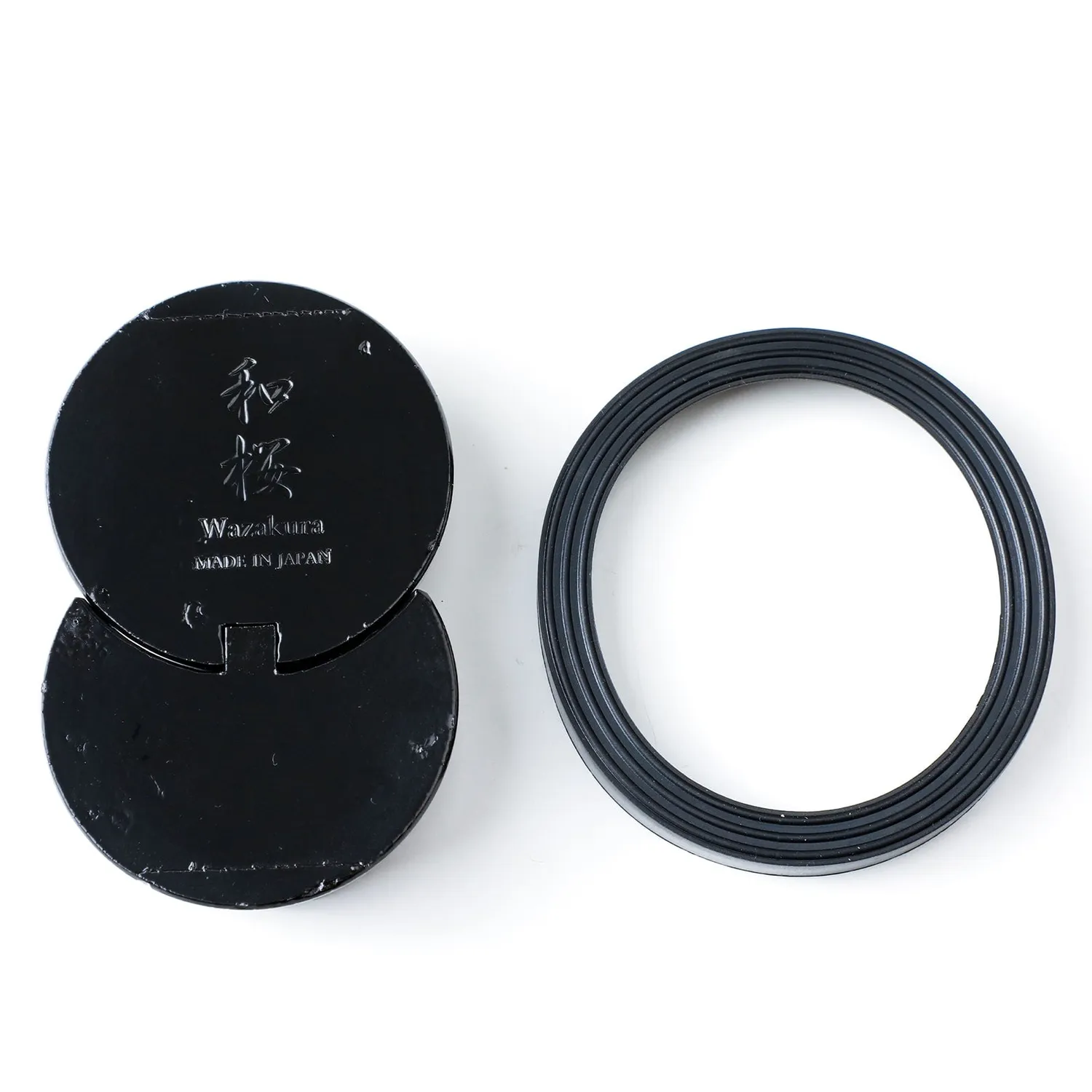 Wazakura Sun Moon Kenzan Βάση Λουλουδιών Μαύρο 93mm Διπλό