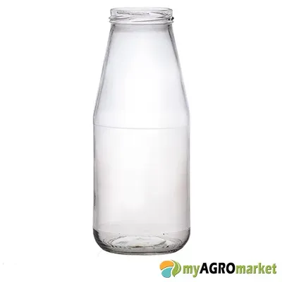 MyAgroMarket Γυάλινο Μπουκάλι Σάλτσας 720ml με Μεταλλικό Καπάκι Φ53