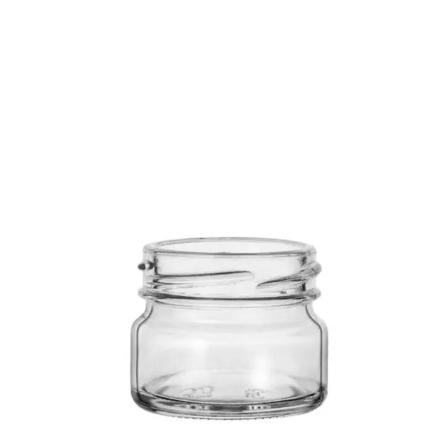 MyAgroMarket Βάζο Φ43 γυάλινο διάφανο 30ml για κεραλοιφές