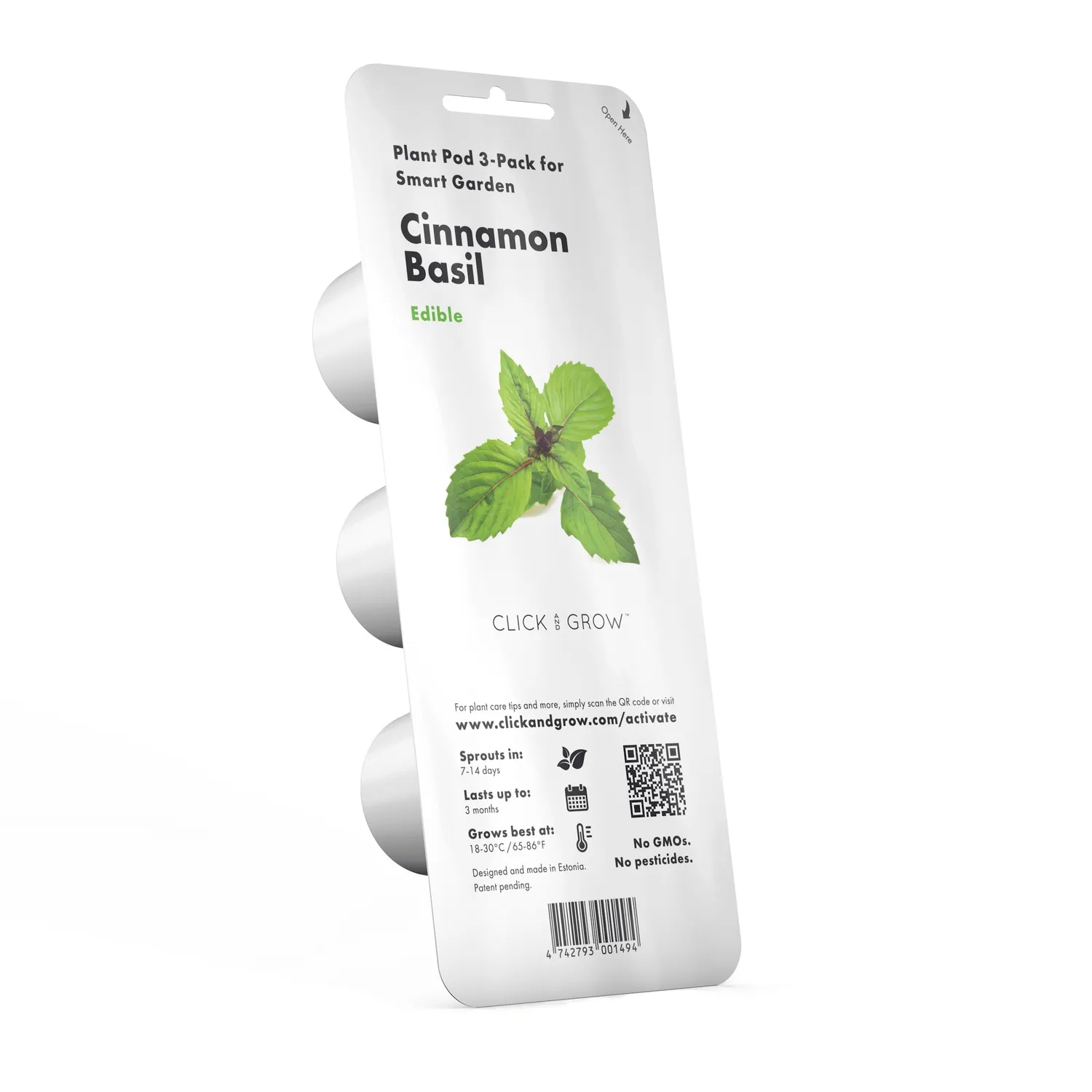 Click and Grow Cinnamon Basil κάψουλες βασιλικού 3 τεμαχίων