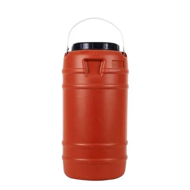 MyAgroMarket Βαρέλι πλαστικό 14lt με χερούλι καφέ