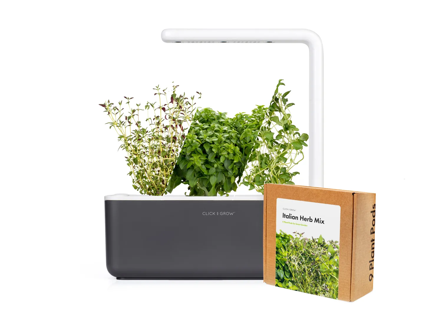 Click and Grow Smart Garden 3 κιτ Ιταλικά Βότανα λευκό