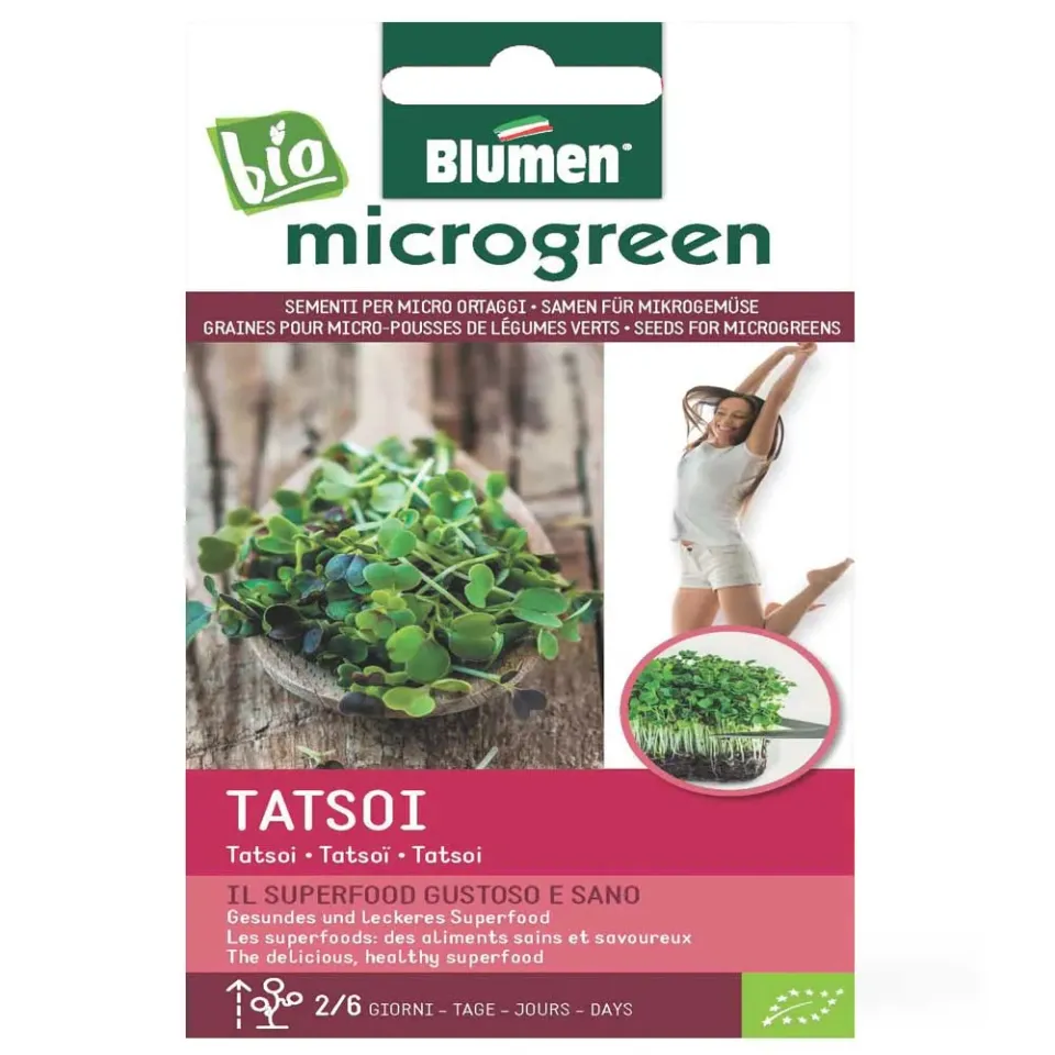 MyAgroMarket Κινέζικο Λάχανο Tatsoi σπόροι microgreens 20gr βιολογικοί