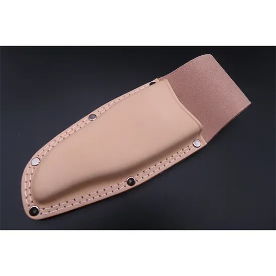 Tanabe θήκη ψαλιδιού δερμάτινη λευκή με θηλιά