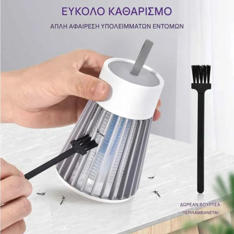 MyAgroMarket λάμπα κουνουπιών USB 12.2x8.8cm μωβ