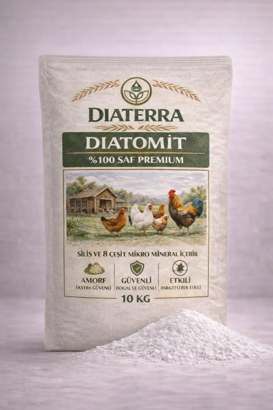 DIATERRA Premium γη διατόμων 100% φυσική για κήπο