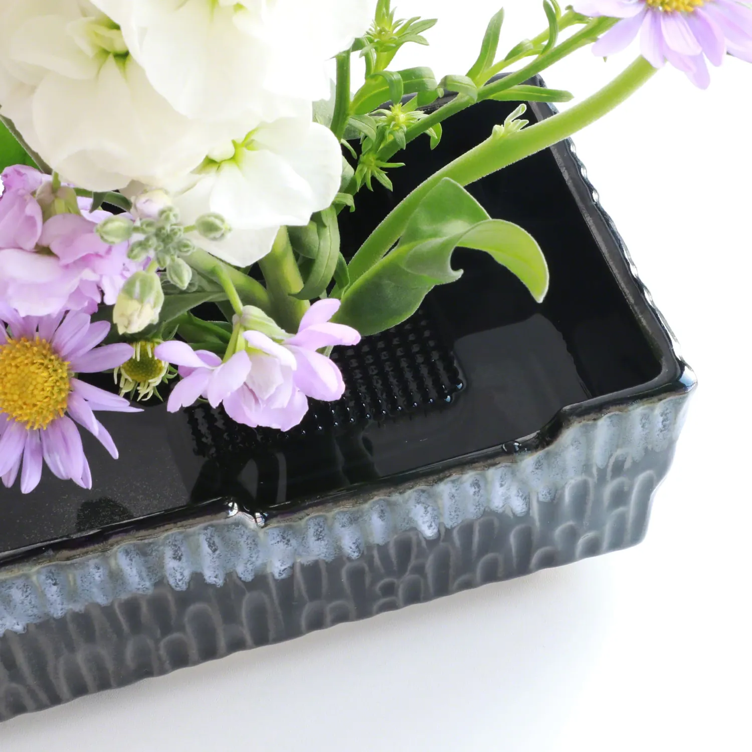 Wazakura Kenzan Ikebana Μαύρο 68x51mm Ορθογώνιο