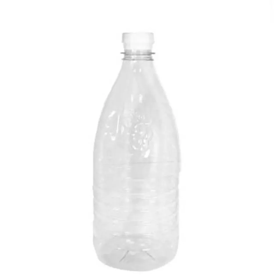 PET φιάλη 1lt διάφανη για κρασί πώμα λευκό