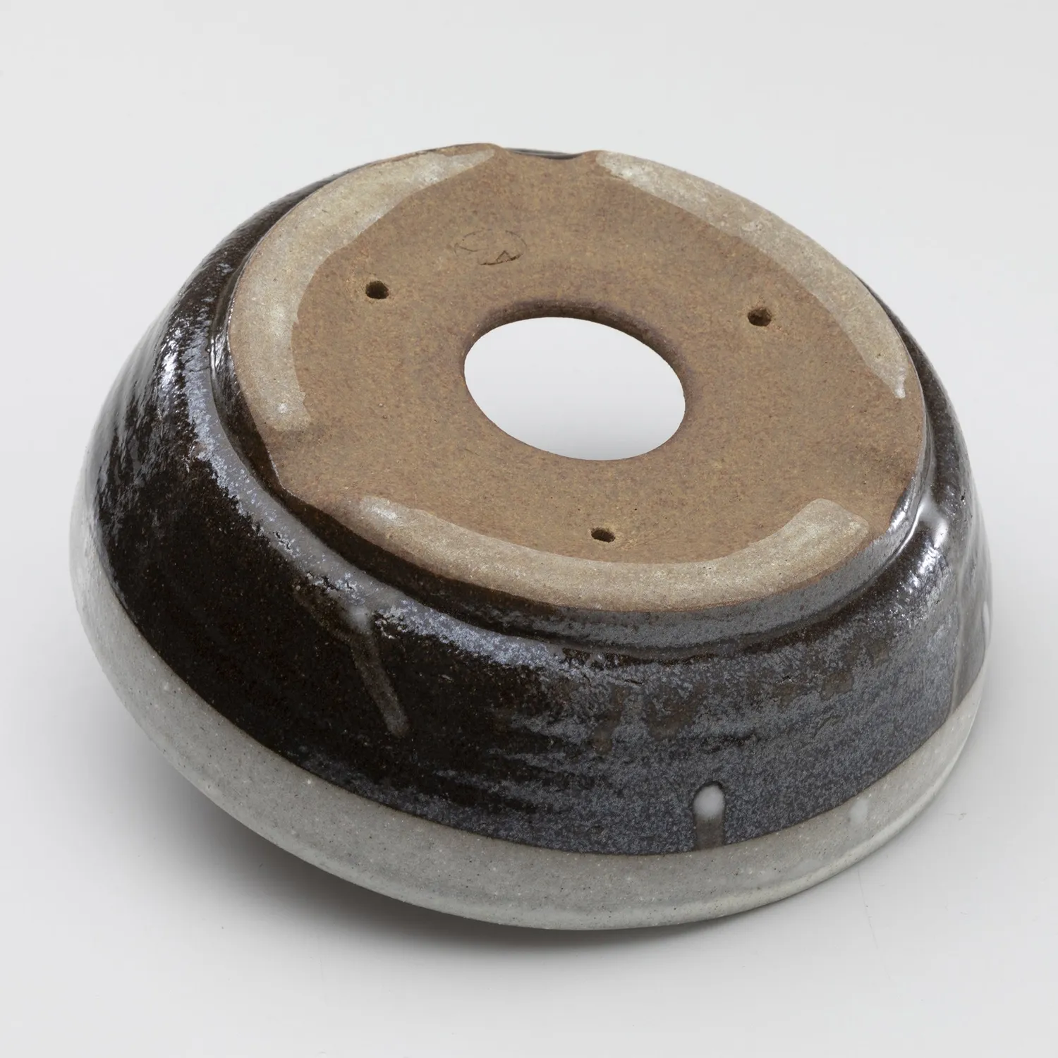Wazakura Shigaraki γλάστρα μπονσάι 170 mm λευκή ρίγα