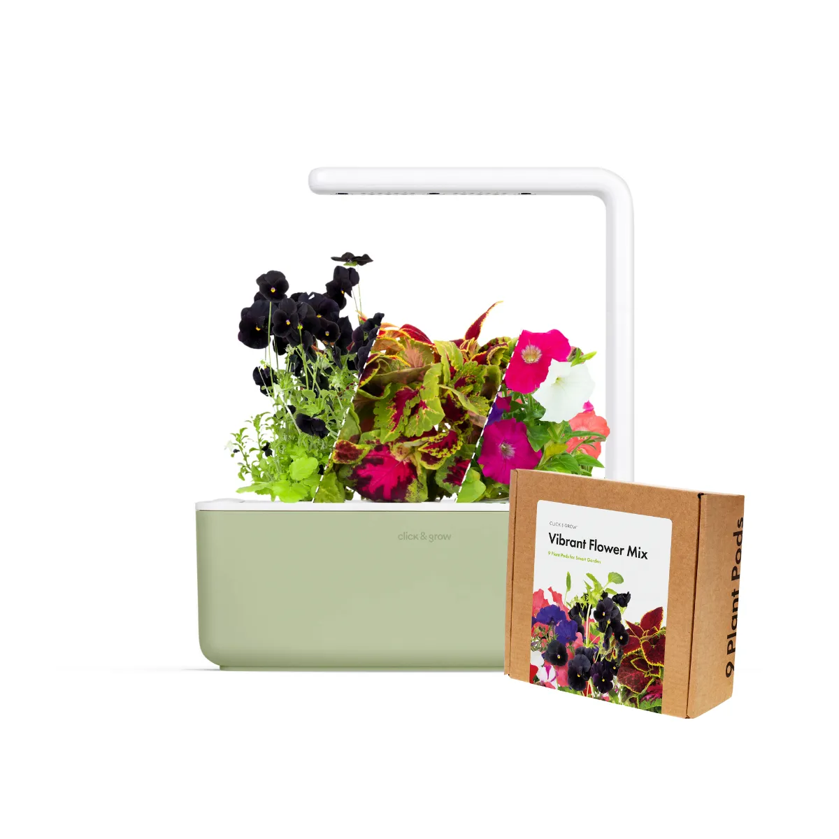 Click and Grow Smart Garden 3 σετ έξυπνης γλάστρας λευκό 12 κάψουλες