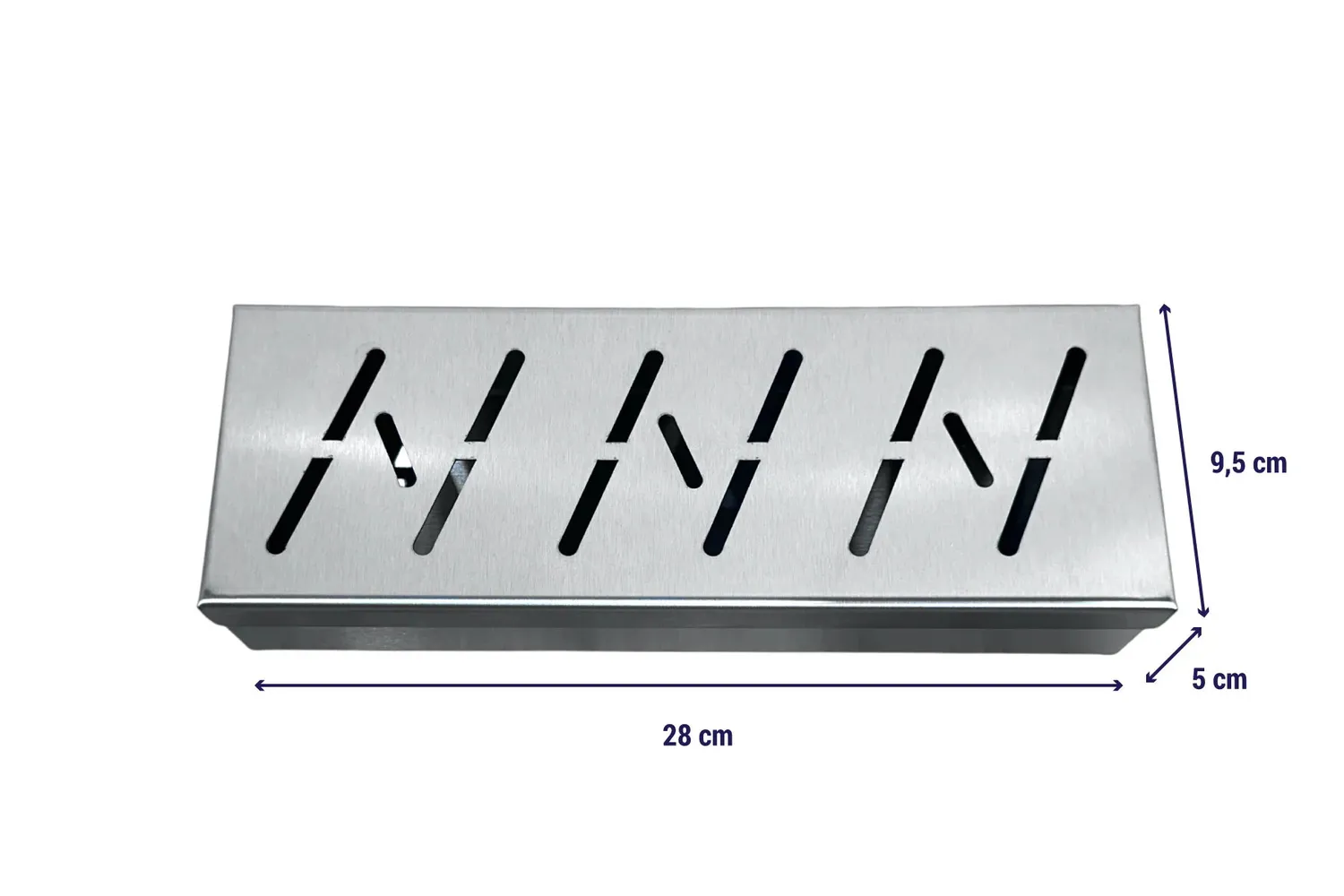 MyAgroMarket Κουτί Καπνίσματος BBQ INOX 28cm ανθεκτικό