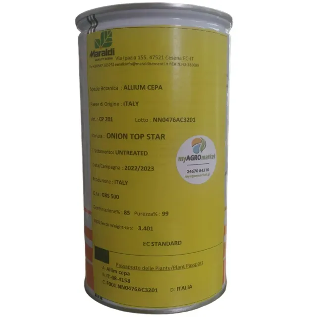MyAgroMarket Top Star σπόροι κρεμμυδιού 500g φθινοπωρινοί