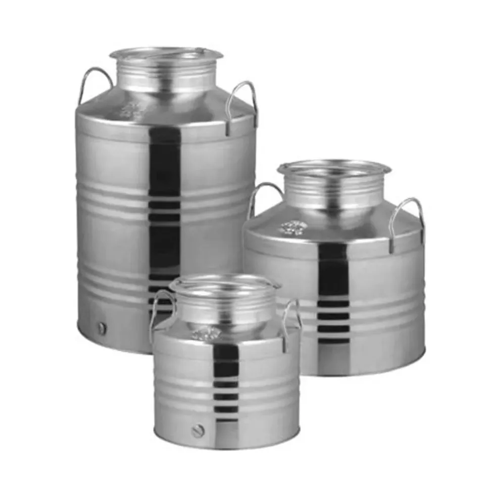 MyAgroMarket Δοχείο Inox με Βιδωτό Καπάκι και Κάνουλα