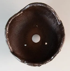 Wazakura Shigaraki γλάστρα μπονσάι ημισελήνου 160mm χειροποίητη