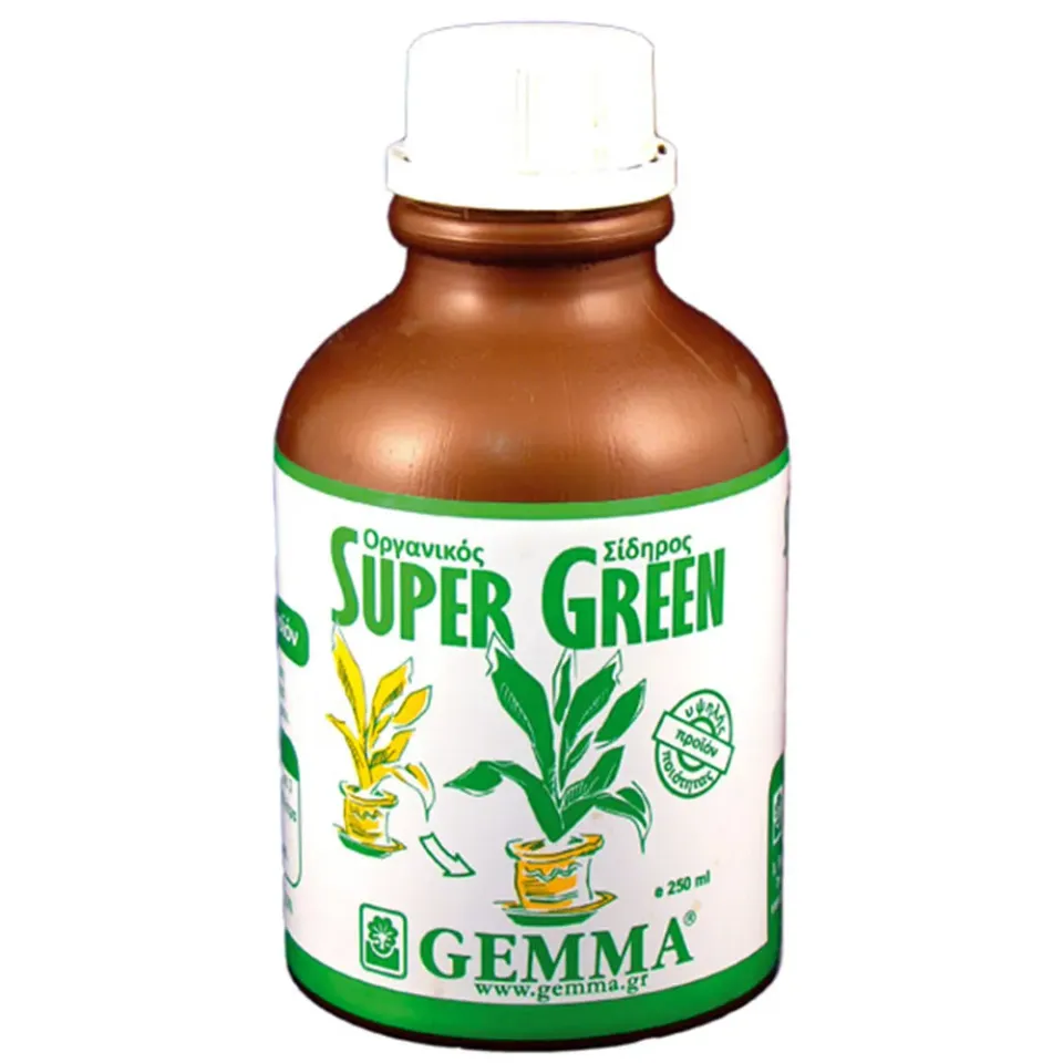 Super Green Οργανικός Σίδηρος λίπασμα 250ml για κιτρίνισμα