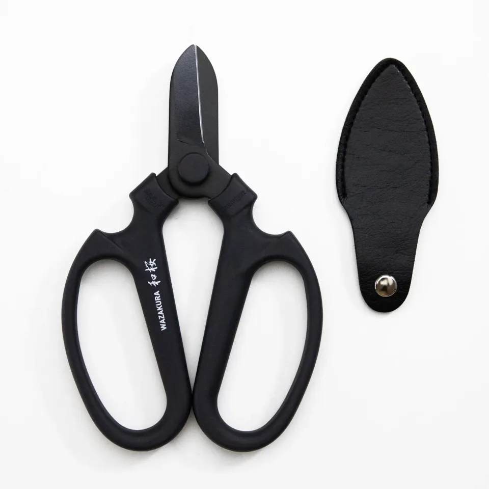 Wazakura Black Blade ψαλίδι λουλουδιών 170mm μαύρη λάμα