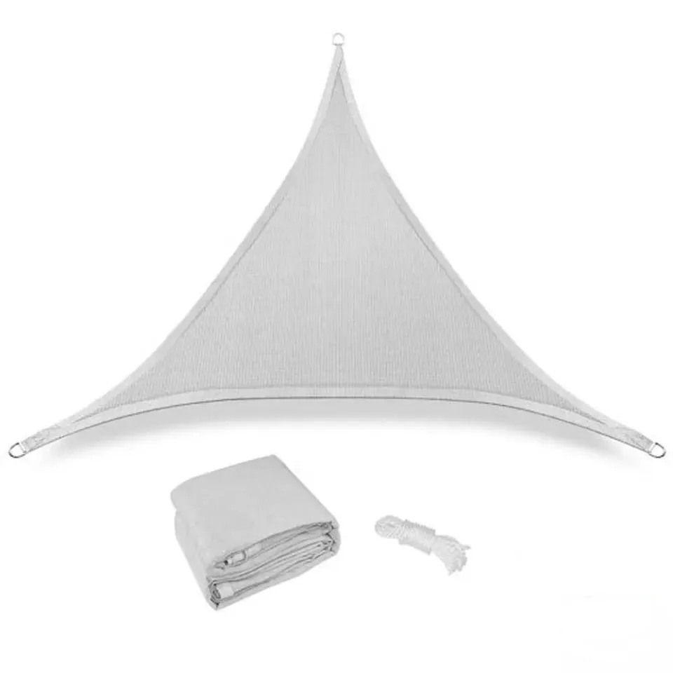MyAgroMarket τρίγωνο πανί σκίασης 5x5x5m με κρίκους HDPE