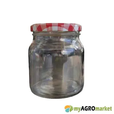 MyAgroMarket Βάζο γυάλινο 530ml Φ82 για τρόφιμα