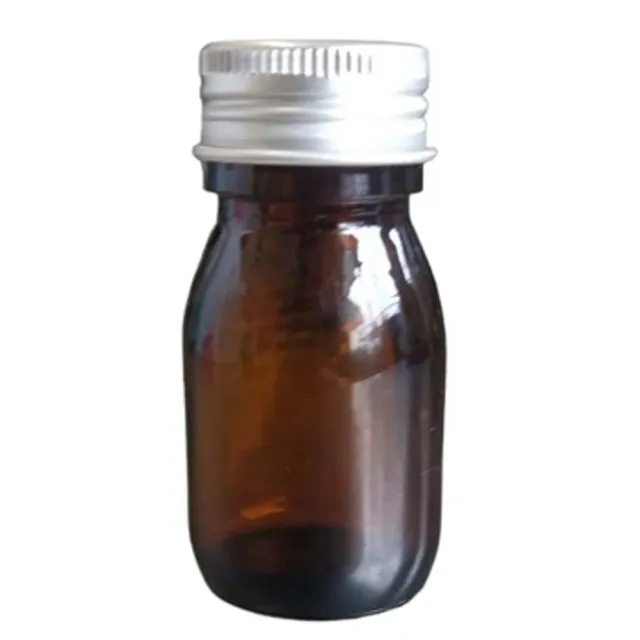 MyAgroMarket φιάλη γυάλινη 30ml καραμελέ με καπάκι
