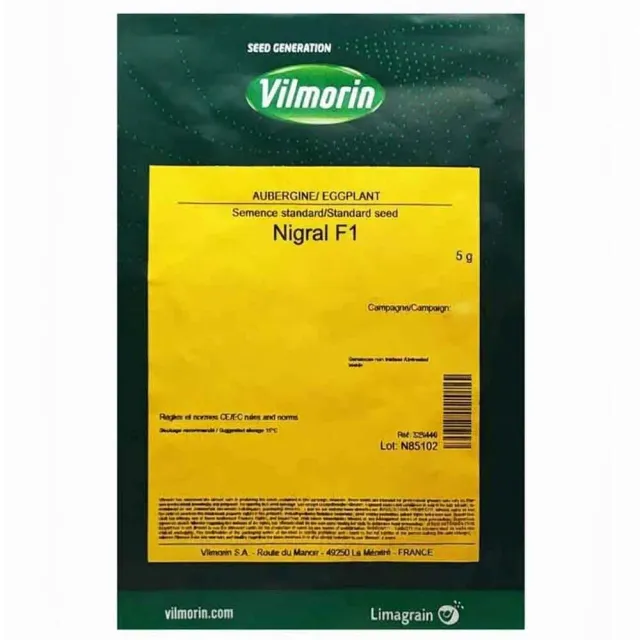 MyAgroMarket Nigral F1 σπόροι μελιτζάνας 1000 σπόροι θερμοκηπίου